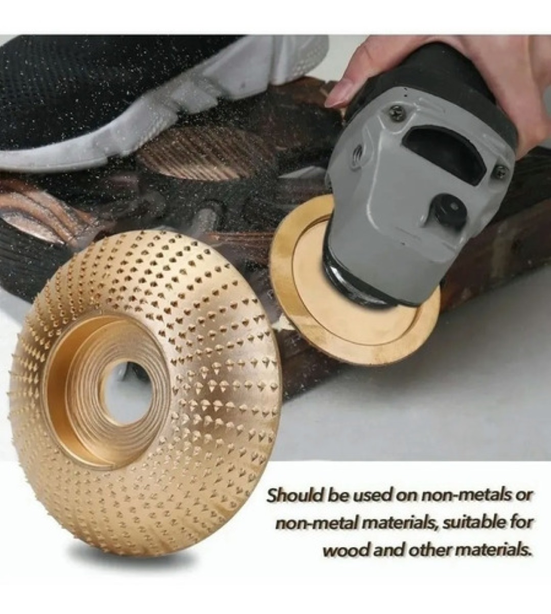 Disco Abrasivo Para Amoladora Angular De Madera 4 Piezas