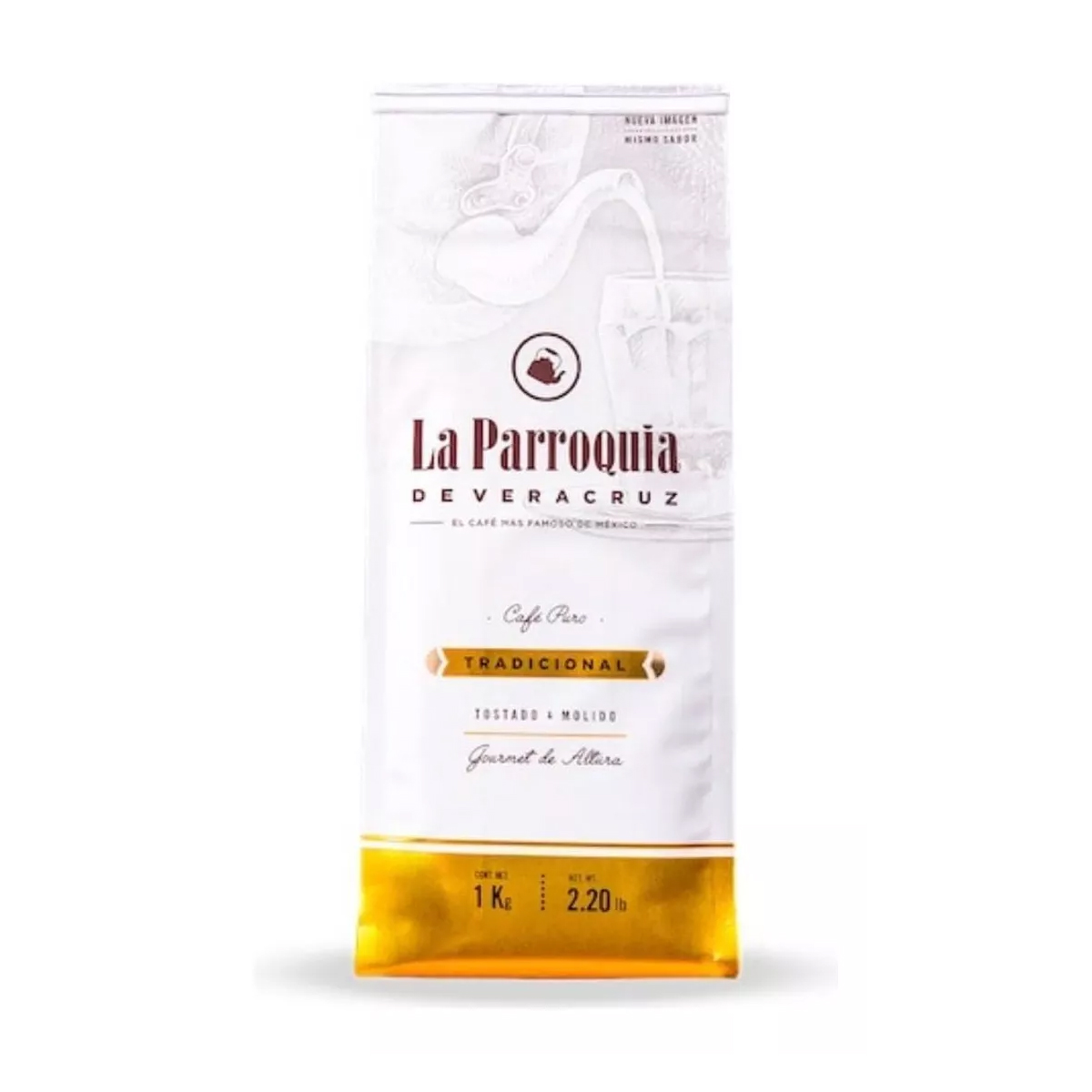 La Parroquia Café 100% Puro, Tostado, Molido, 1 Kg