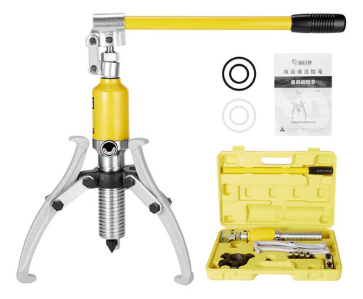 Extractor De Poleas Baleros Rodamientos Hidráulico 5t AMARILLO