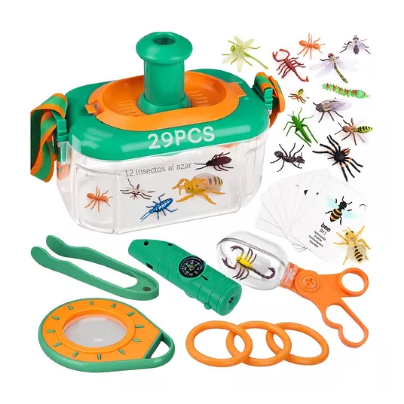 29 Piezas Kit De Aventura Juguetes De Exploración Para Niños MÁS VENDIDO
