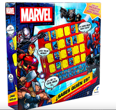 Novelty, ¿Sabes Quién Es?, Marvel, Juego de Mesa, Máxima Calidad, Juegos Clásicos y Tradicionales