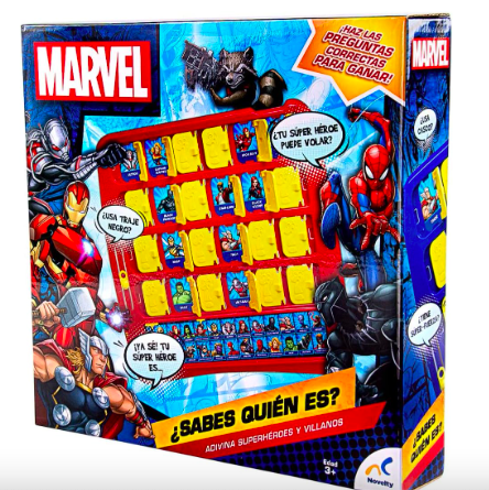 Novelty, ¿Sabes Quién Es?, Marvel, Juego de Mesa, Máxima Calidad, Juegos Clásicos y Tradicionales
