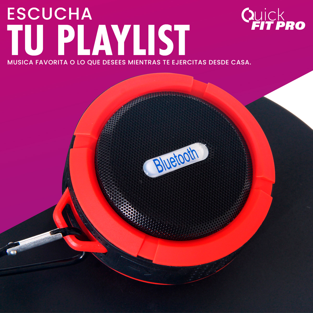 Caminadora Fitness Manual 4 en 1 Plegable Quick Fit Pro TV Ofertas Blanca, Portátil, con Bocina, ligas, barras y disco twister