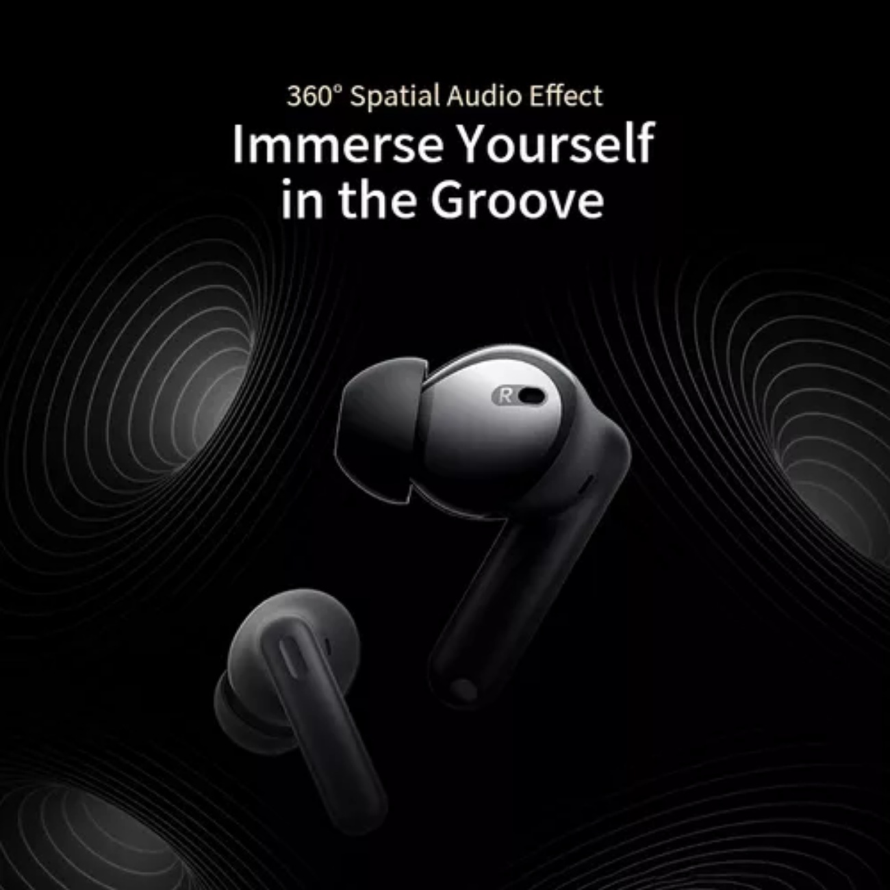 Realme Buds T300 Cancelación Ruido 30db Audio Espacial 360° Negro