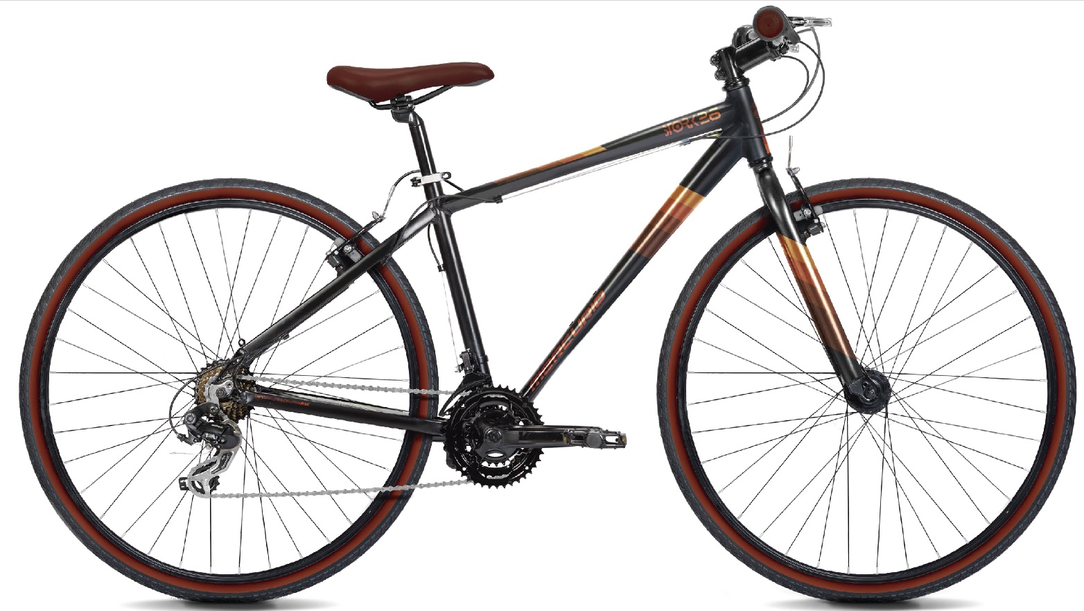 Mountain Bike Mercurio Ranger Team 29´´ Aqua/lima 24v 2023 Color Negro/naranja Cuadro M