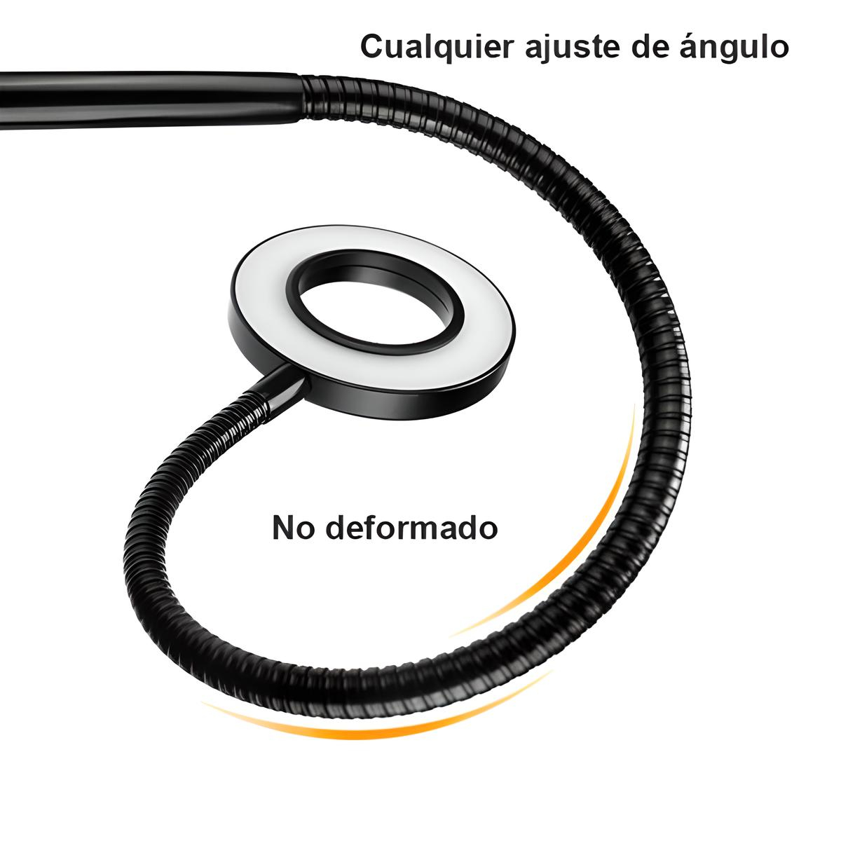 Aro Anillo De Luz Led Para Selfie Celular Telefono Mircofono