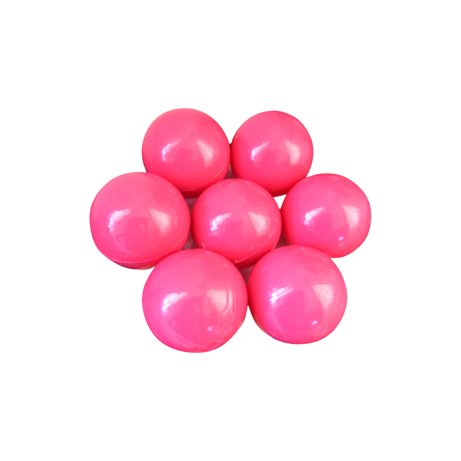 Alberca De Pelotas Cuadrada + Rampa Y Escalera + 50 PELOTAS DE REGALO Color Perla Rosa Estimulación Temprana 