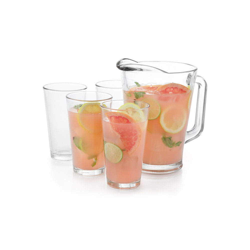 Set Jarra con vasos 5 piezas Cavana - CRISA.