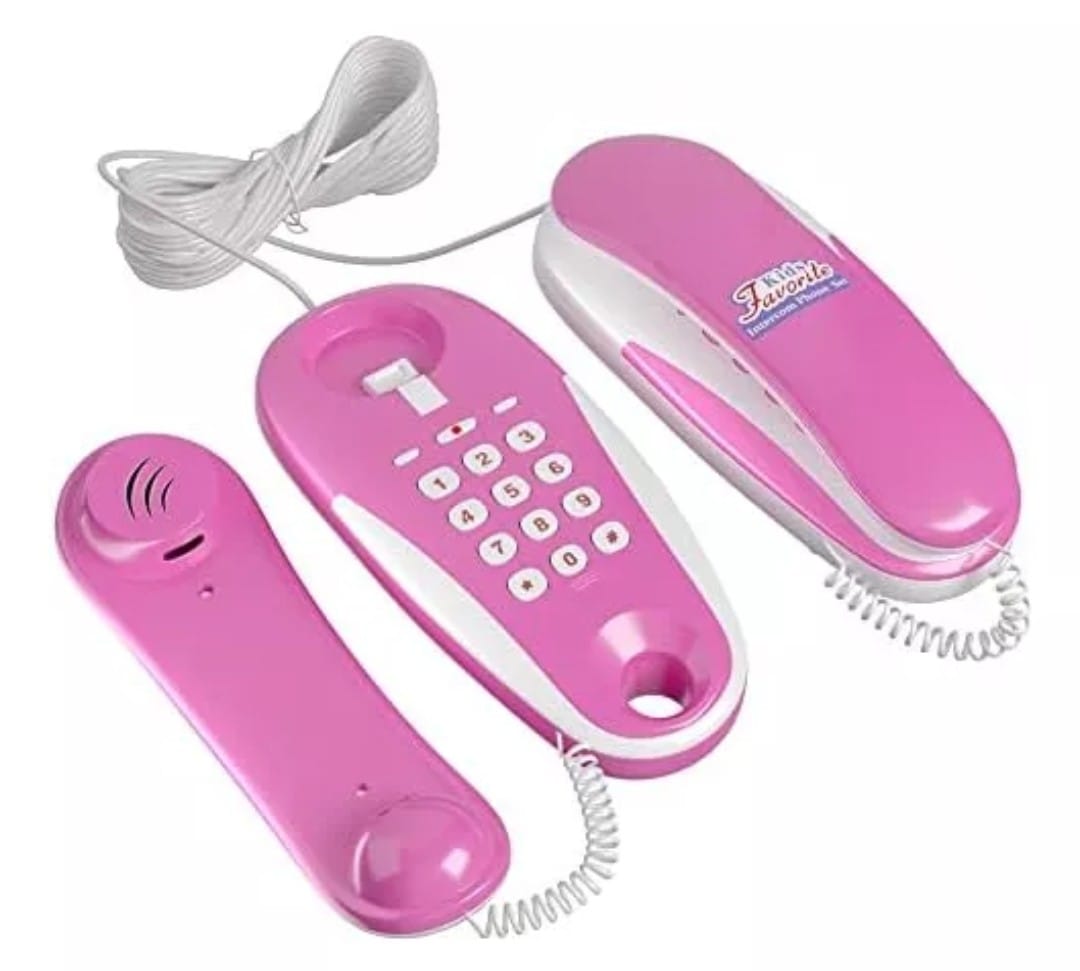 Set Juguete Telefono Doble Intercom Para Niñas