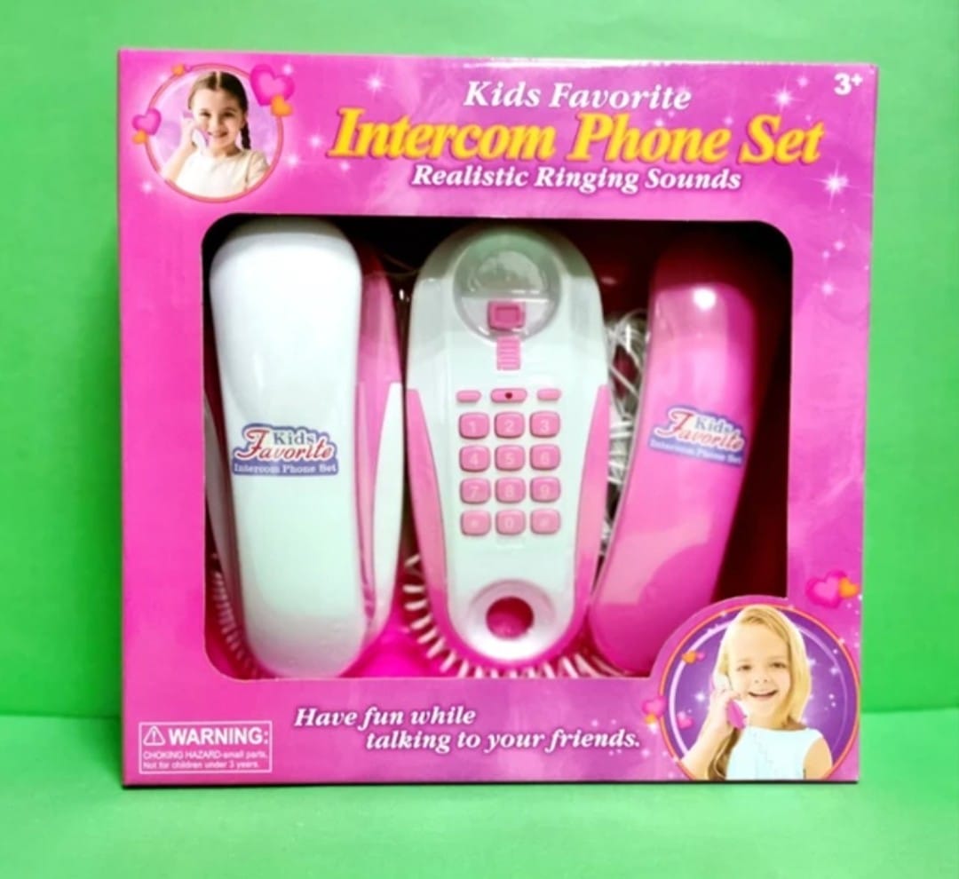 Set Juguete Telefono Doble Intercom Para Niñas