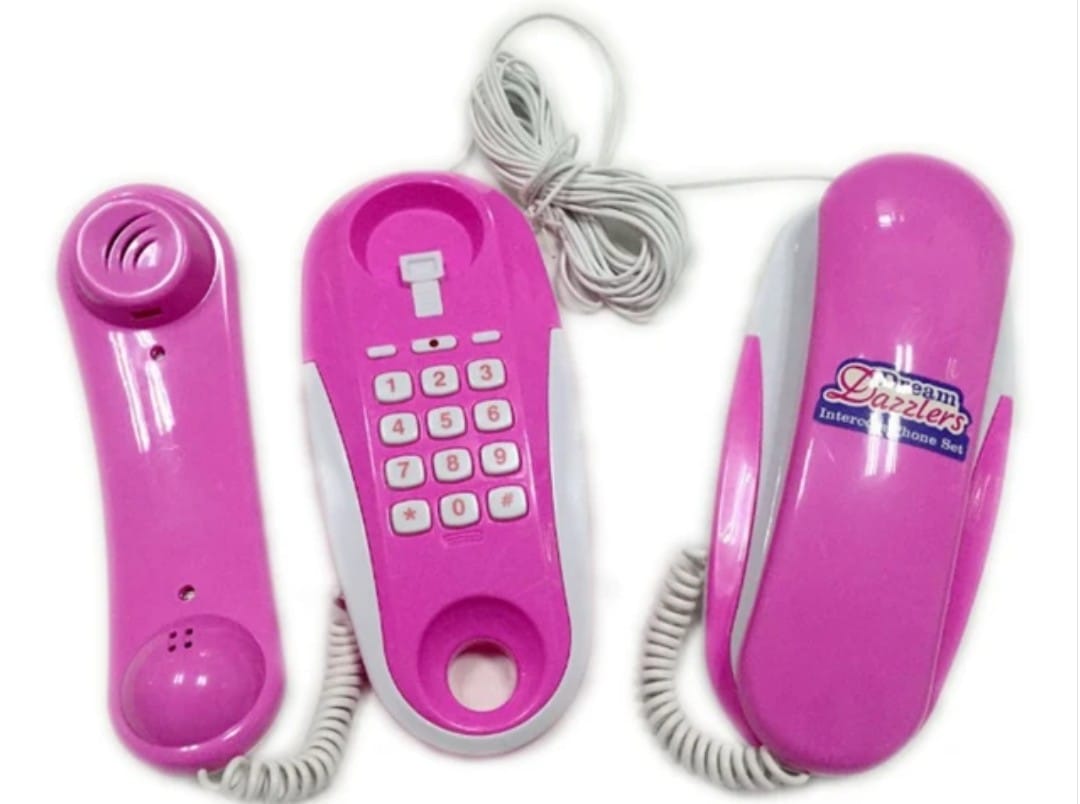 Set Juguete Telefono Doble Intercom Para Niñas