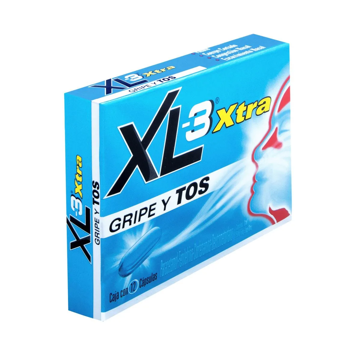 Xl-3 Xtra Antigripal 12 Caps