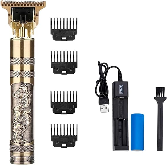 Rasuradora para Hombres T9, Alta Capacidad Cortadora de Cabello con T Precisión Cuchilla, Tipo-C Eléctrica Maquina Cortar Pelo Baja Frecuencia Ruido Bajo para Recortar Barba y Cabello