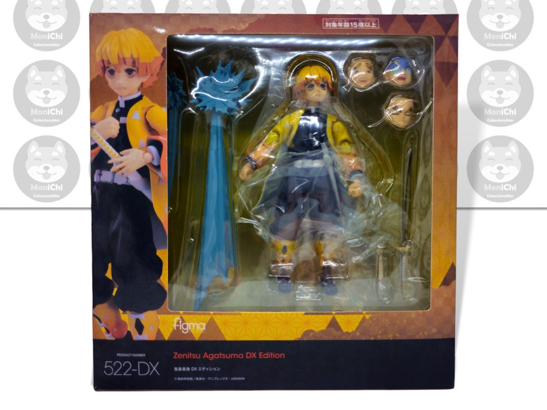 Zenitsu Agatsuma Kimetsu Yaiba 522 Figma Demon Slayer Figura Anime