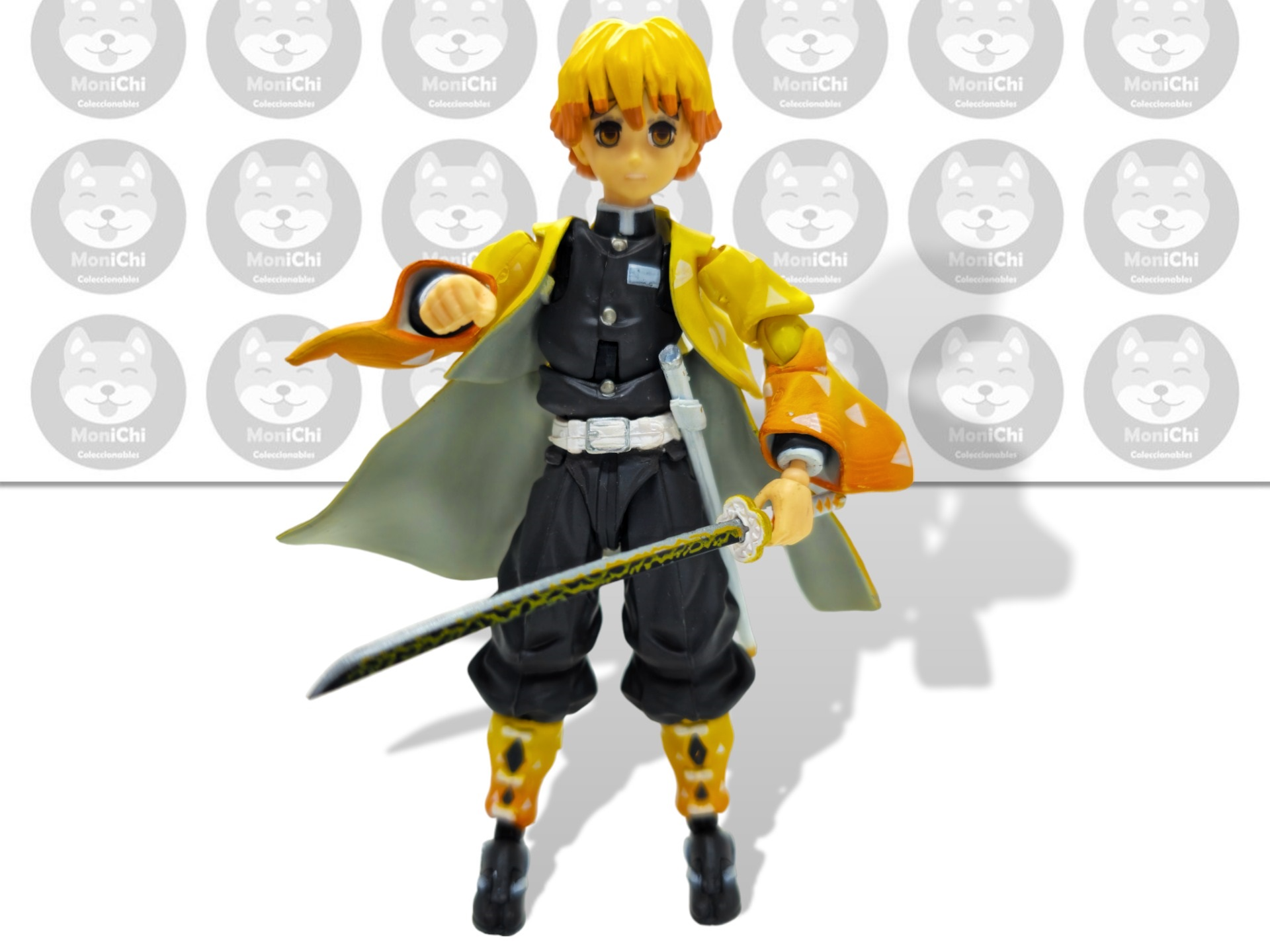 Zenitsu Agatsuma Kimetsu Yaiba 522 Figma Demon Slayer Figura Anime