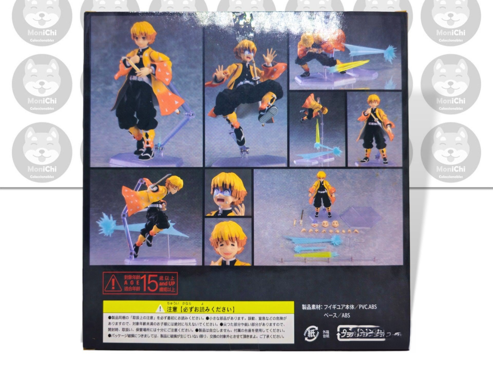 Zenitsu Agatsuma Kimetsu Yaiba 522 Figma Demon Slayer Figura Anime