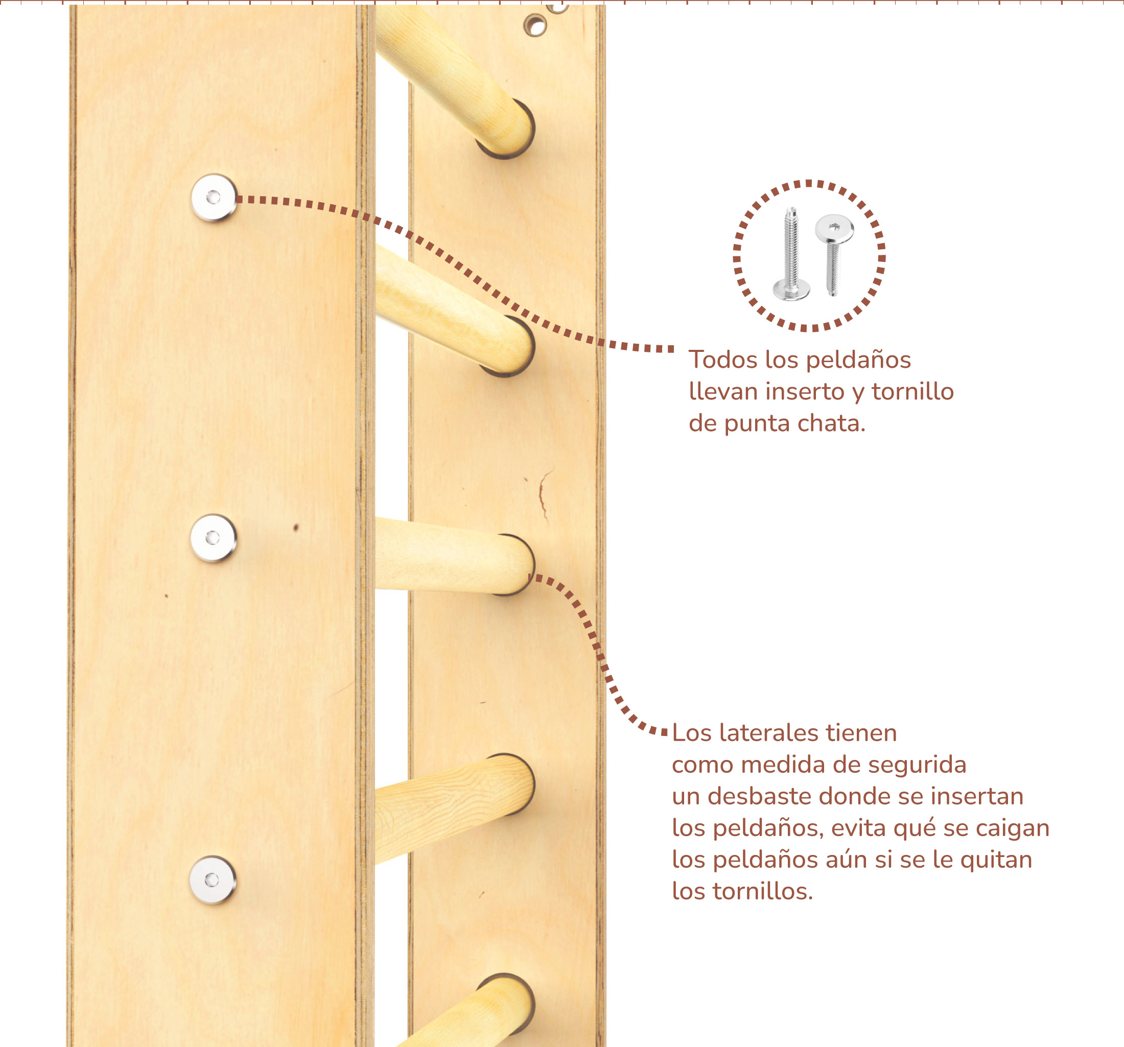 Triángulo de Escalada Plegable + Rampa de Agarres Estructura de Juego Pikler para Bebés y Niños (Color Natural)