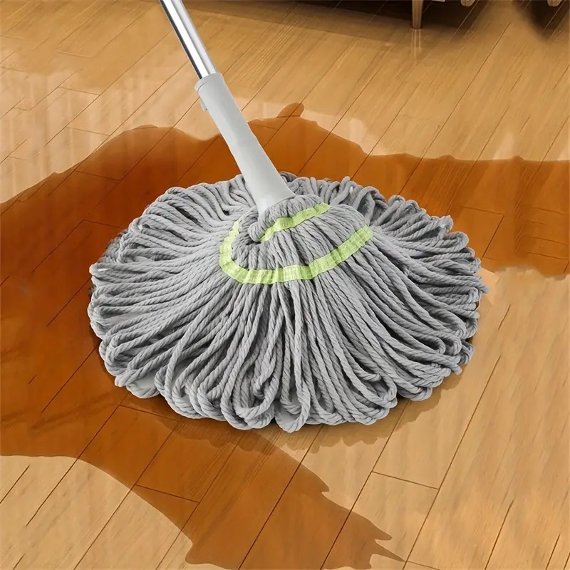 Trapeador giratorio de exprimir sin manos.