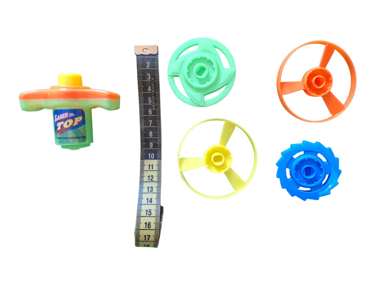 Trompo Lanzador De Hélice Divertido Juguete Giratorio Multicolor