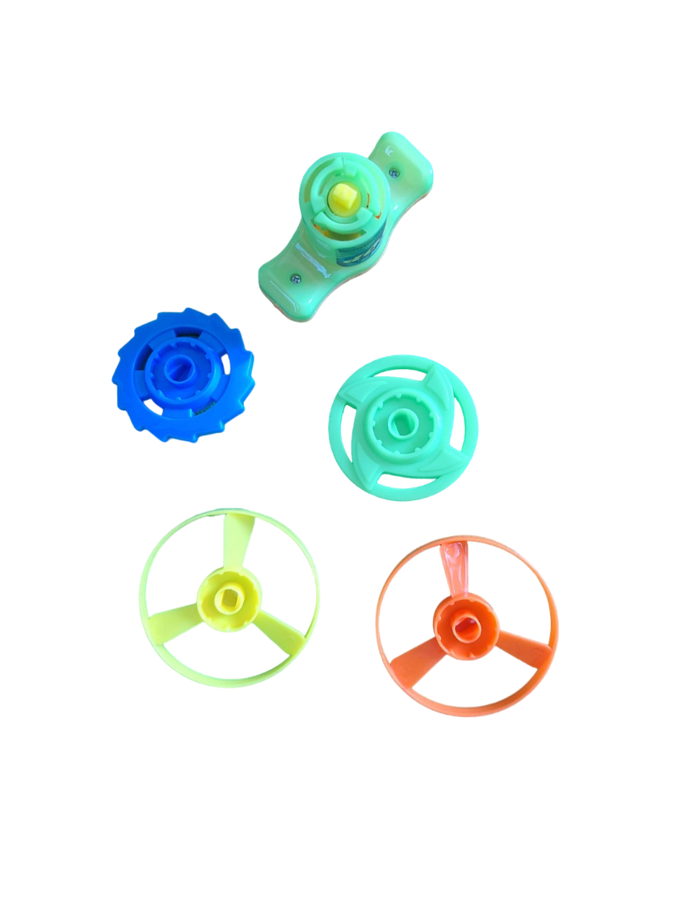 Trompo Lanzador De Hélice Divertido Juguete Giratorio Multicolor