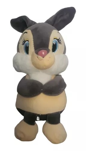 Conejo De Peluche Gris Orejas Largas Juguete Niños Bebés.