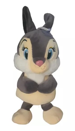 Conejo De Peluche Gris Orejas Largas Juguete Niños Bebés.