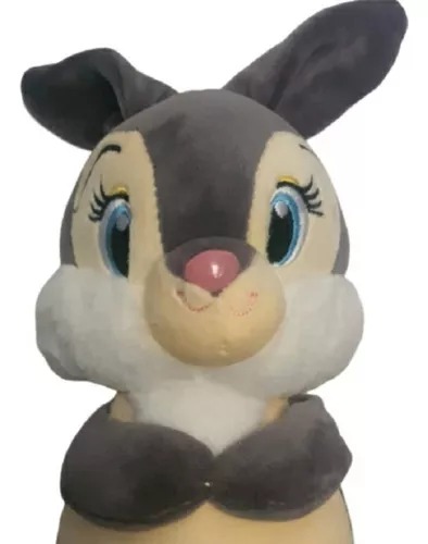 Conejo De Peluche Gris Orejas Largas Juguete Niños Bebés.