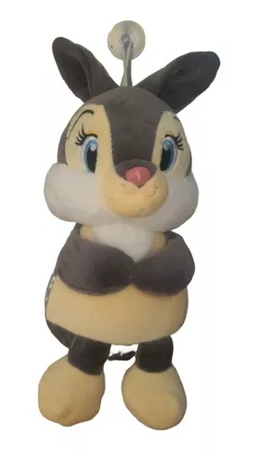 Conejo De Peluche Gris Orejas Largas Juguete Niños Bebés.