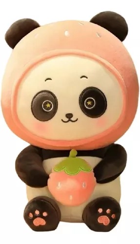 Kit De Adorables Y Suaves Peluches De Panda Fruta 23