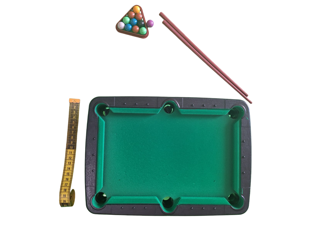 Mini Juego Mesa De Billar Bolas Snooker Juego Portátil