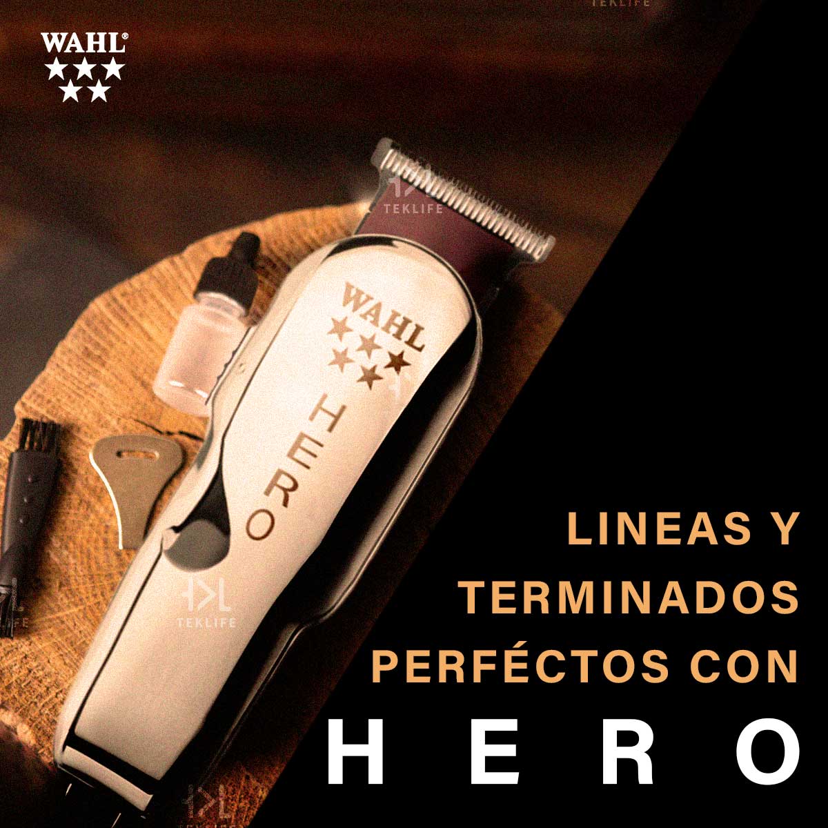 Clipper Maquina Corta Pelo Cabello Wahl Hero 5 Estrellas