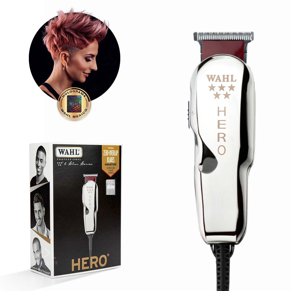 Clipper Maquina Corta Pelo Cabello Wahl Hero 5 Estrellas