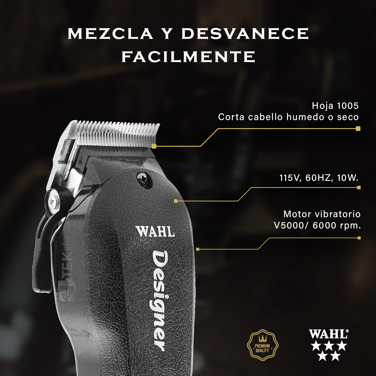 Corta Pelo Y Terminadora Alambricas Calidad Profesional