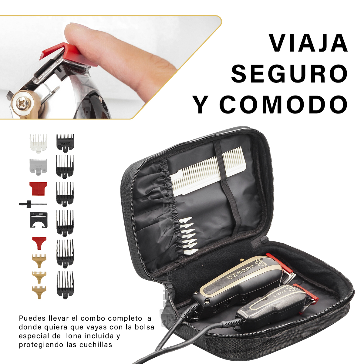 Cortadora y terminadora cabello Barber Combo Wahl 
