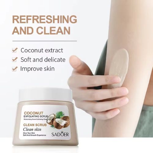 Exfoliante Corporal Acido Hialuronico y Coco Blanqueador.