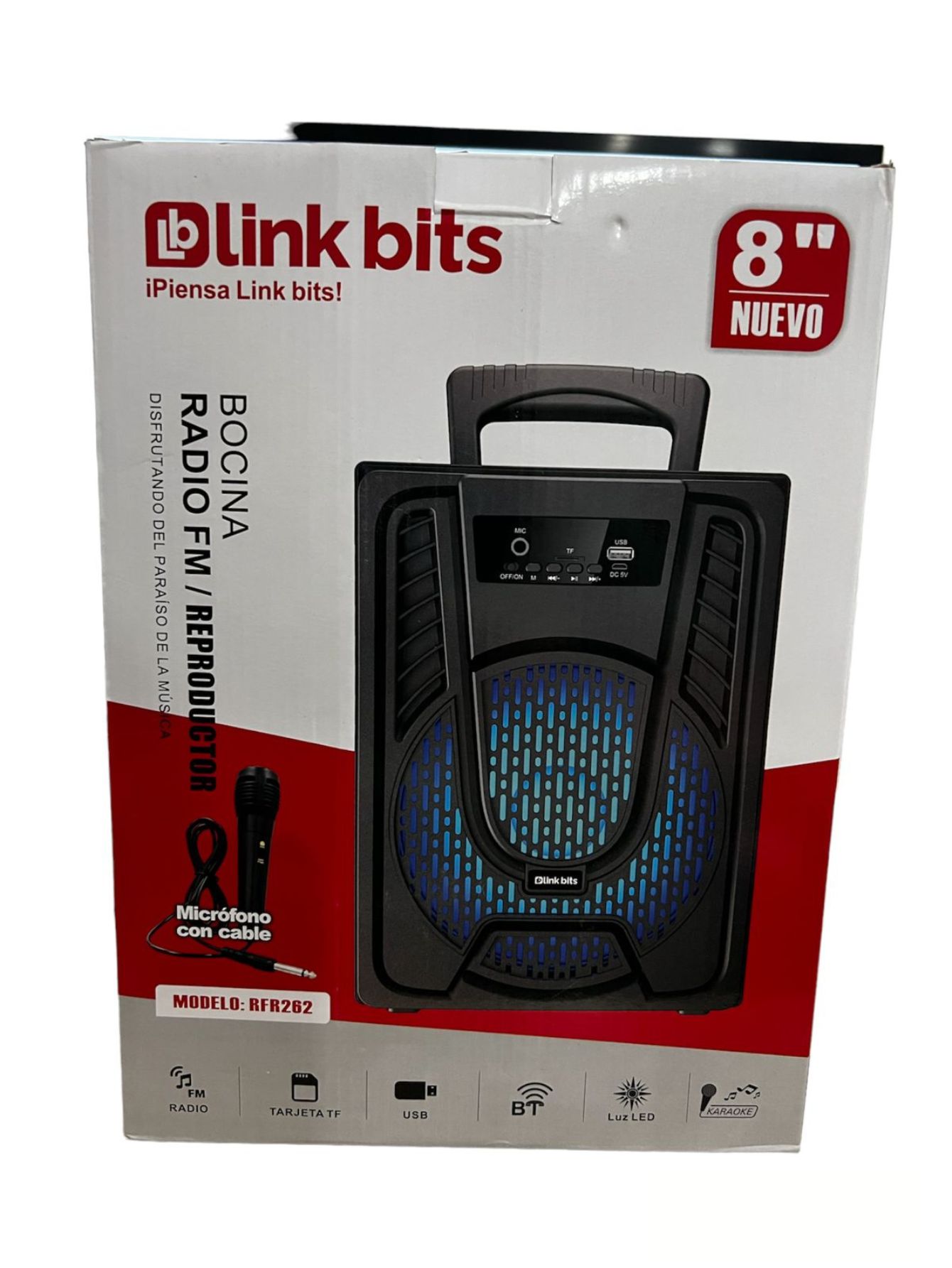 Baffle Linkbits Bocina de 8 pulgadas 