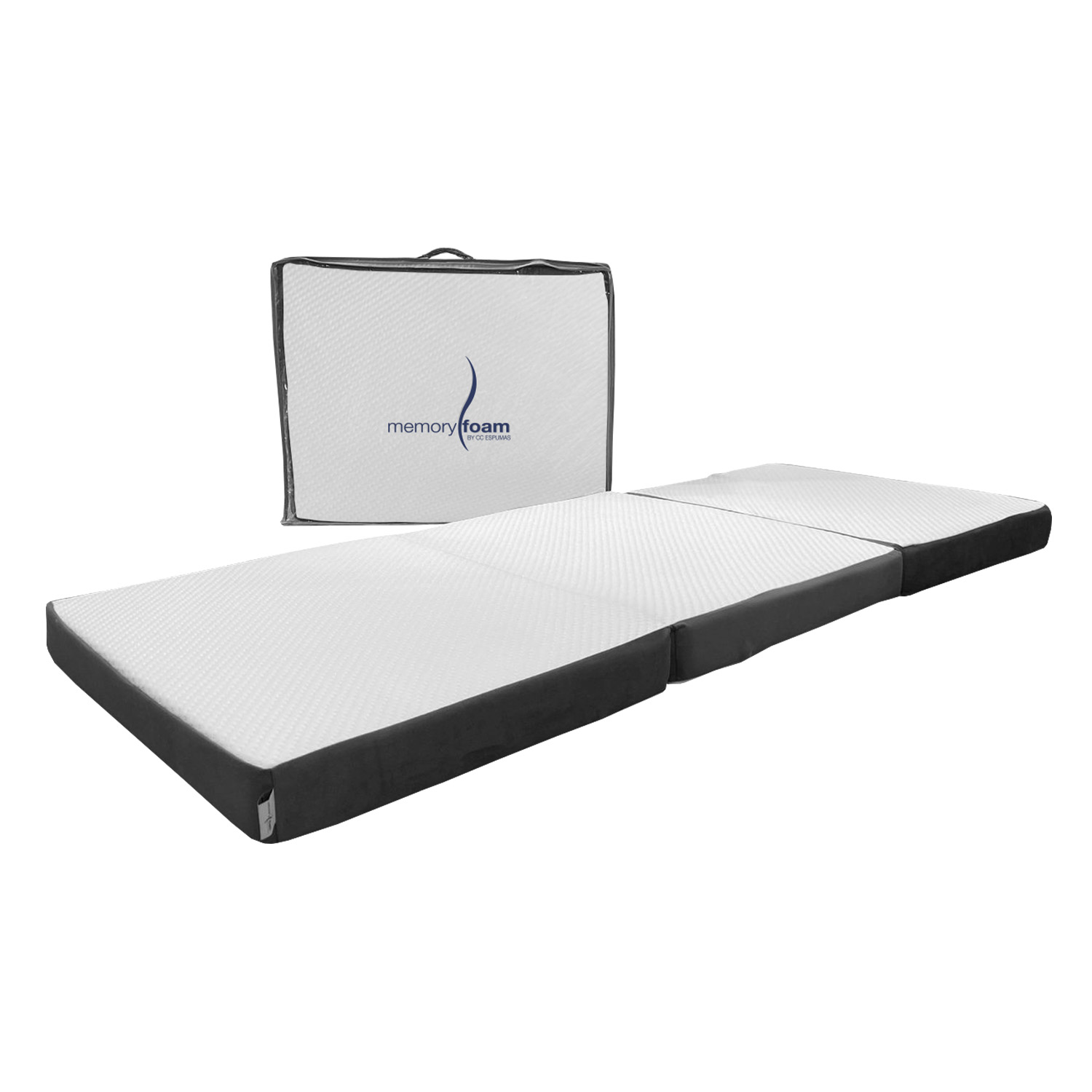 Colchón/Colchoneta Plegable Visitas O Acampar con Maleta (Individual).