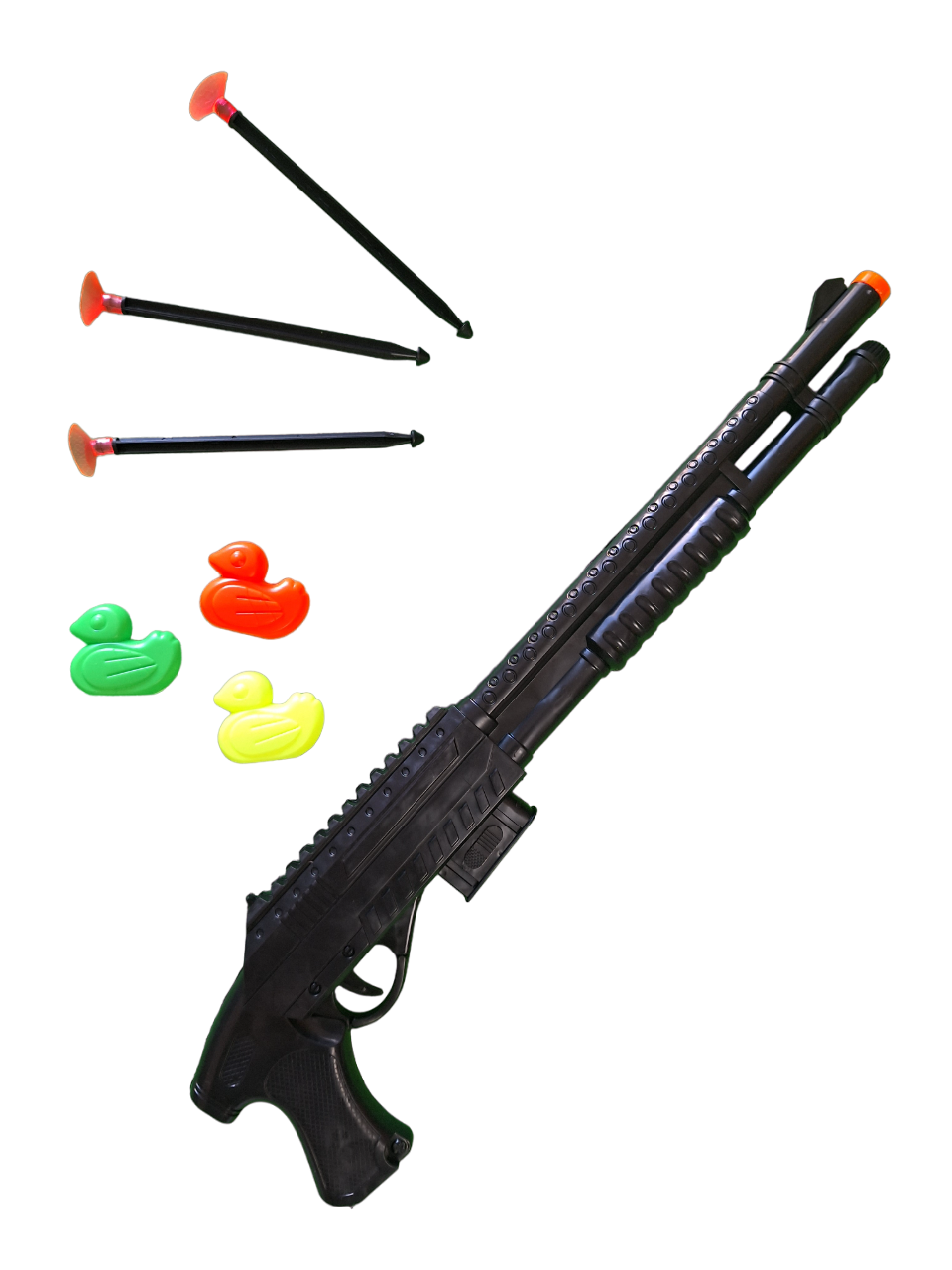 Rifle Color Negro Lanza Dardos Escopeta De Juguete Para Niños