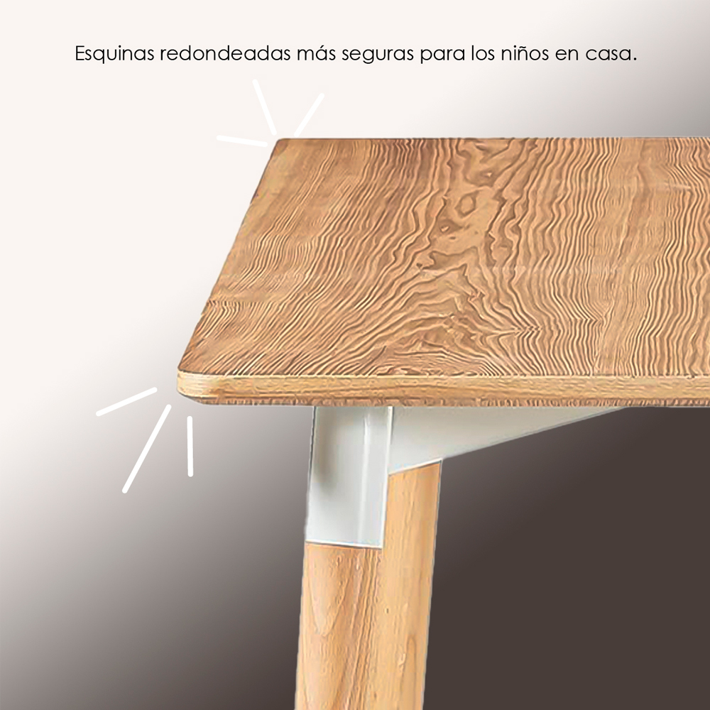 Juego de Mesa Comedor con 4 Sillas Oslo Ilios Innova