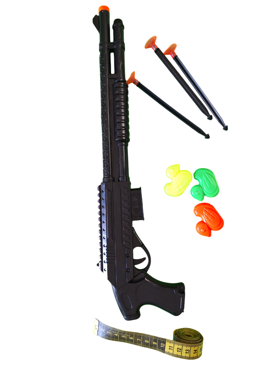 Rifle Color Negro Lanza Dardos Escopeta De Juguete Para Niños