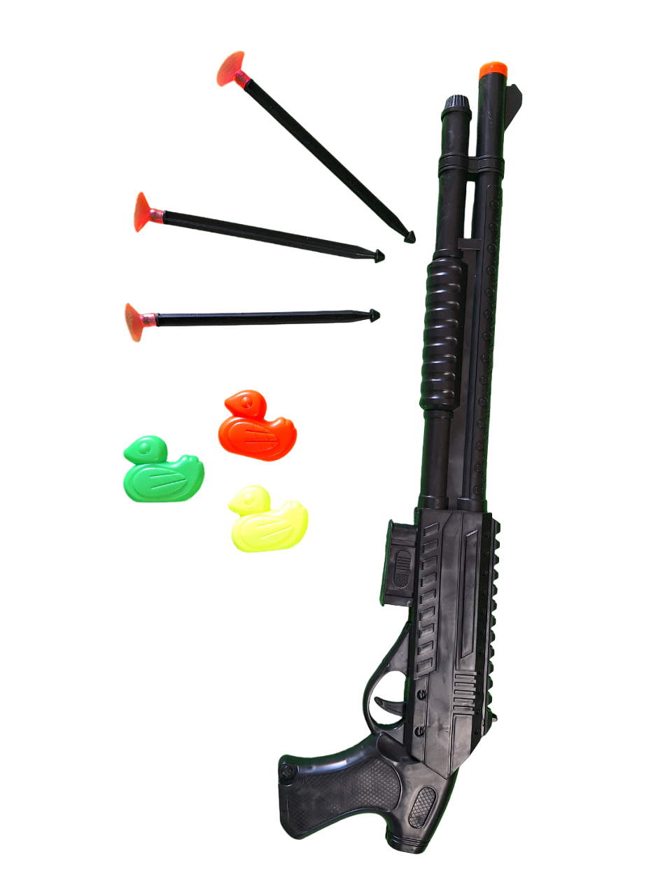 Rifle Color Negro Lanza Dardos Escopeta De Juguete Para Niños