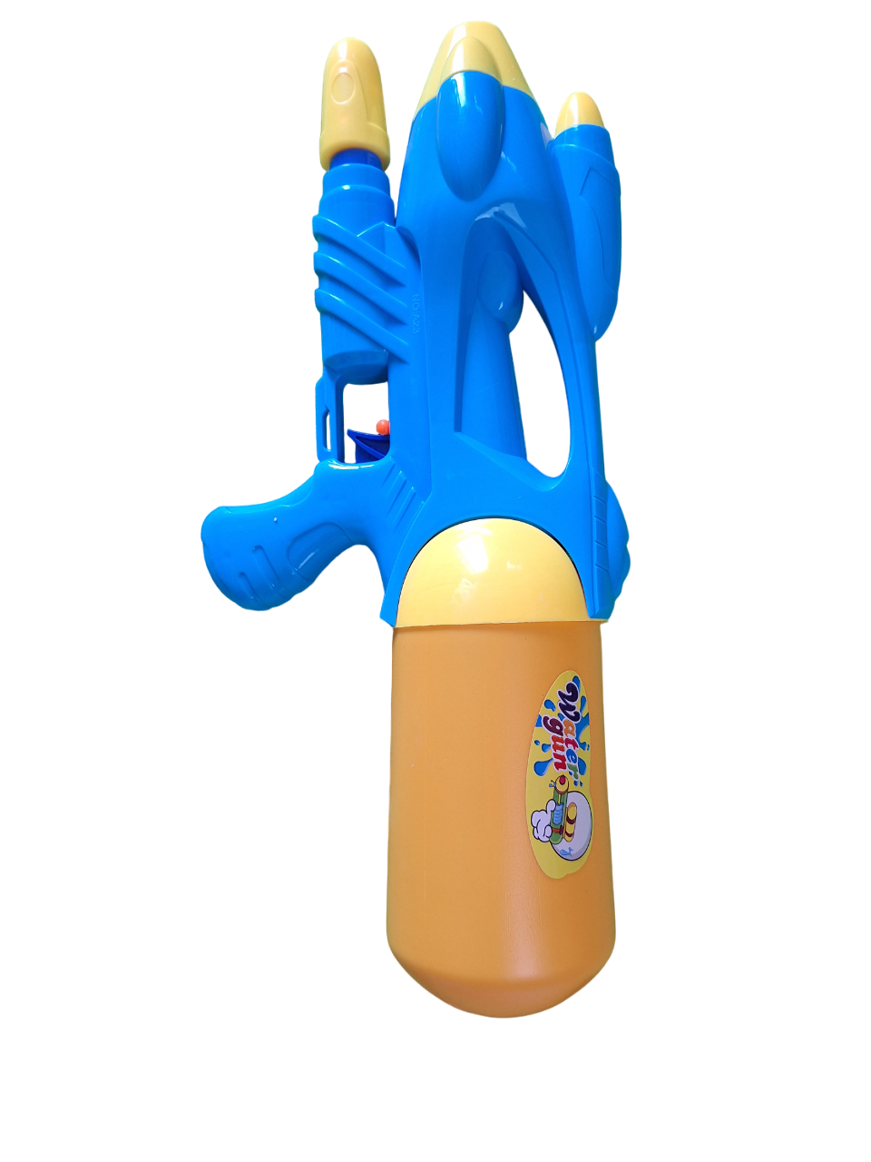 Pistola Grande Lanzadora De Agua Con Tanque Color Azul Juguete De Niños