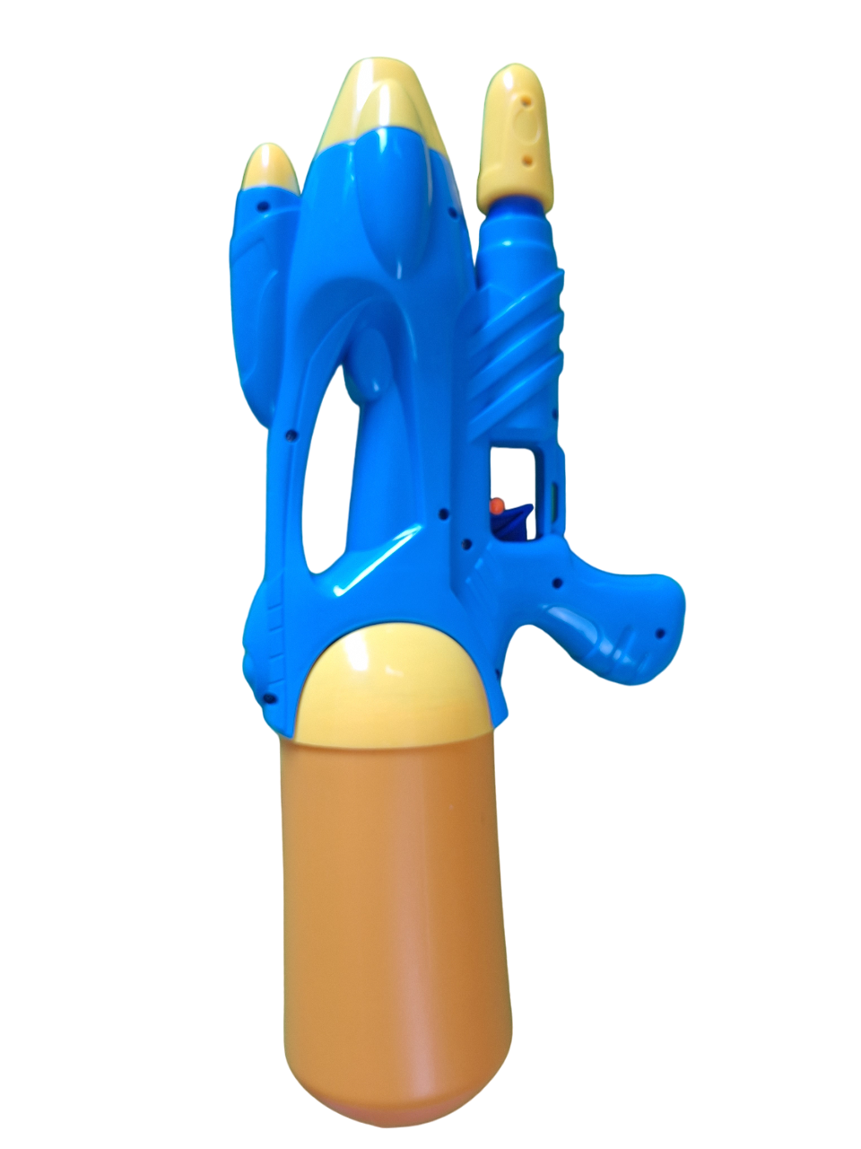 Pistola Grande Lanzadora De Agua Con Tanque Color Azul Juguete De Niños