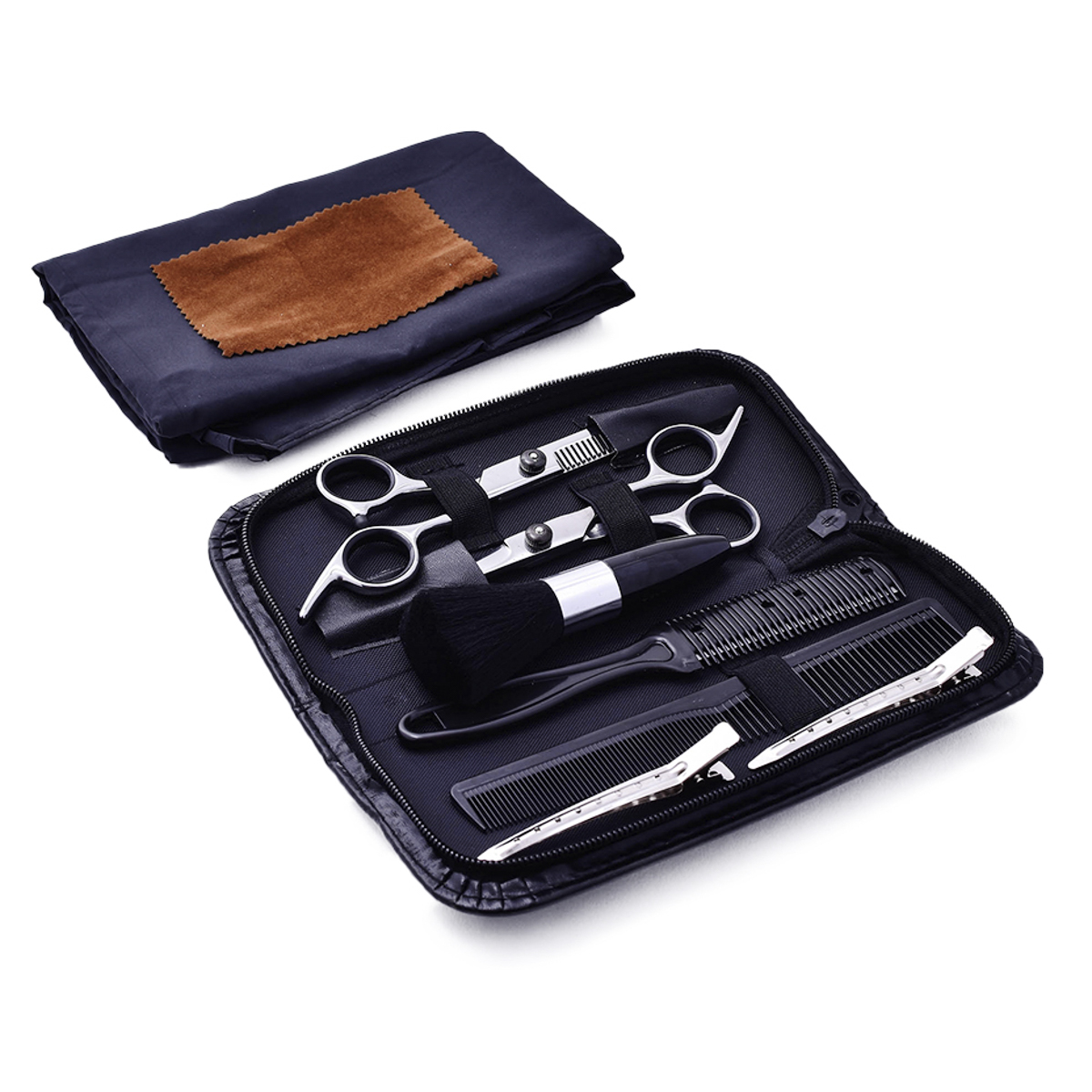 kit Tijeras Para Cabello Estilista Barbero Profesional 10pza