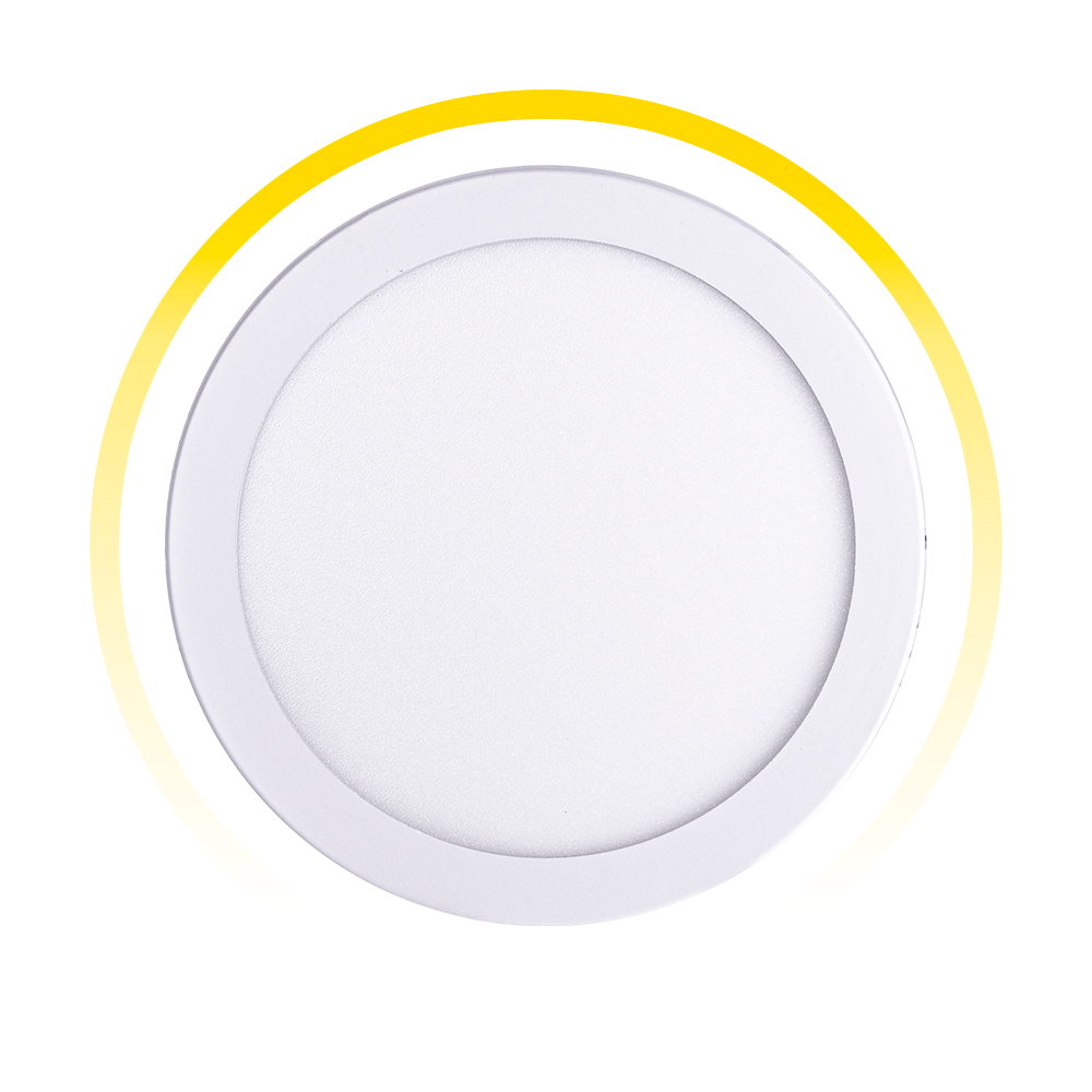 ICON Luminario Led Downlight Lámpara de Techo Sobrepuesto 18W Luz Cálida 4100K
