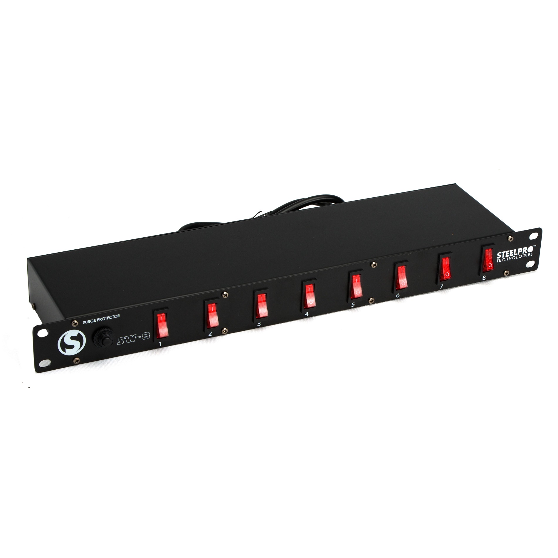 Barra Switchera Para Rack O Uso Lineal 8 Contactos 