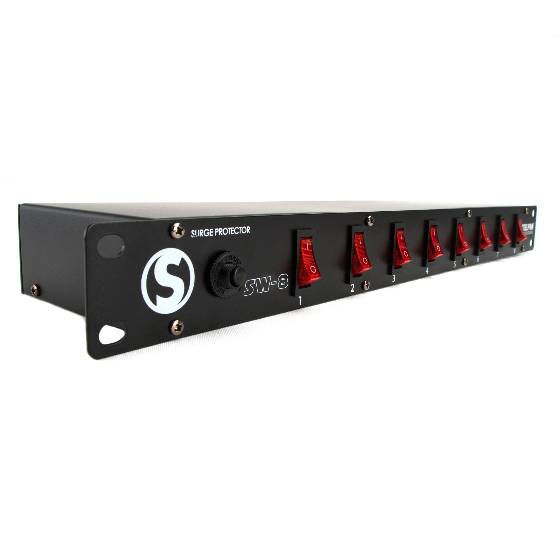 Barra Switchera Para Rack O Uso Lineal 8 Contactos 