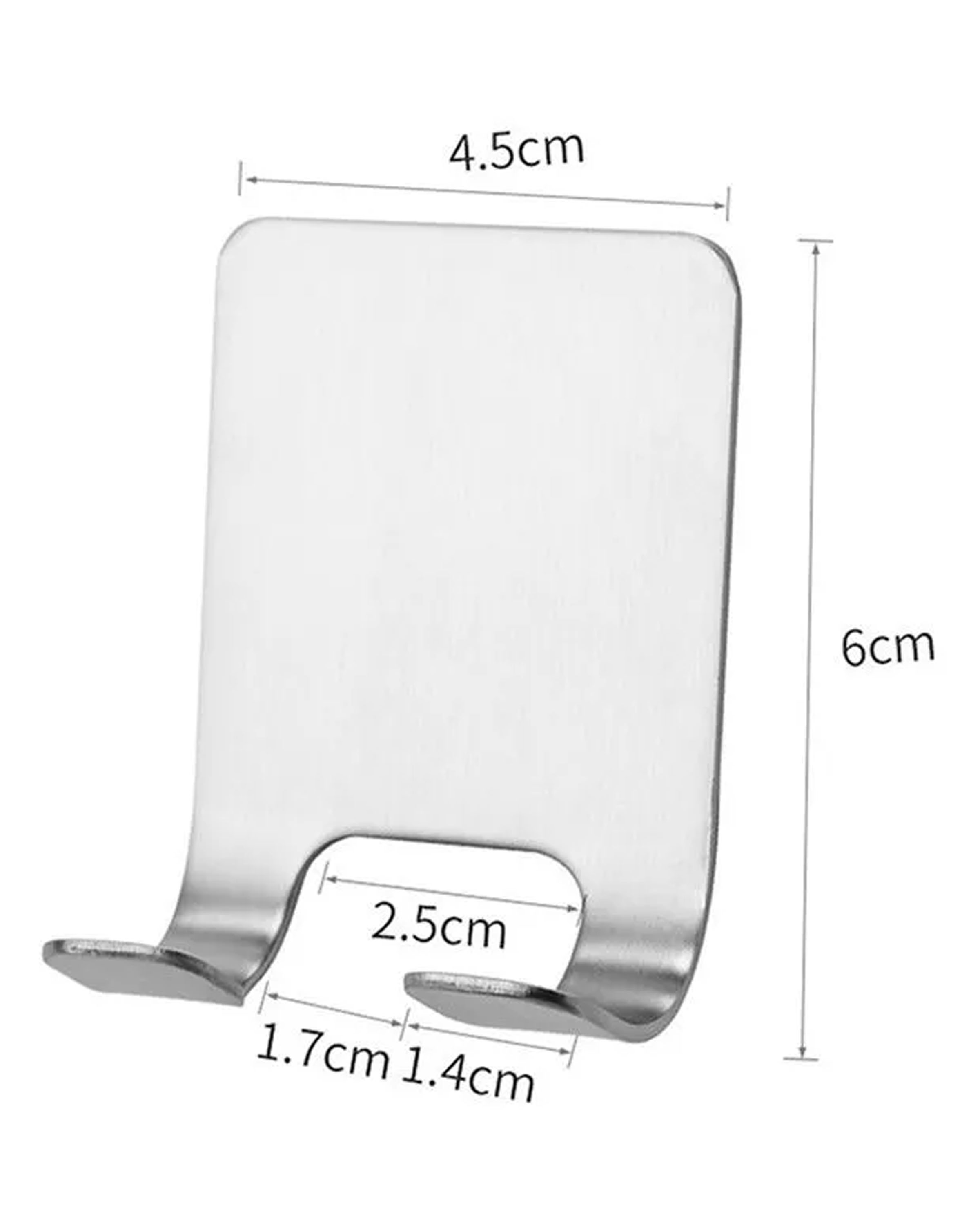 Soporte Acero Inoxidable Para Rastrillo Impermeable 2 pzas