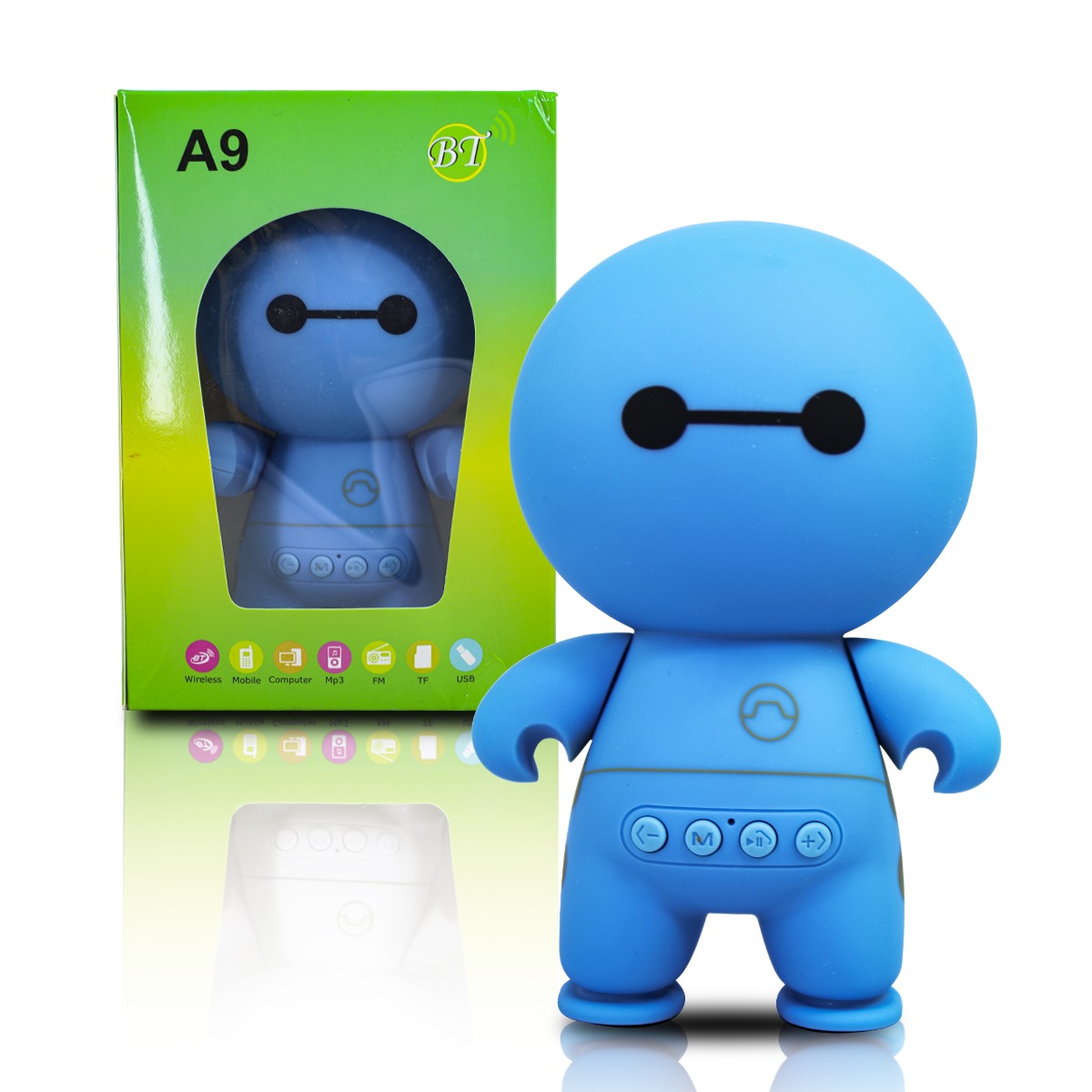 Bocina Altavoz Diseño Baymax A9 Recargable .