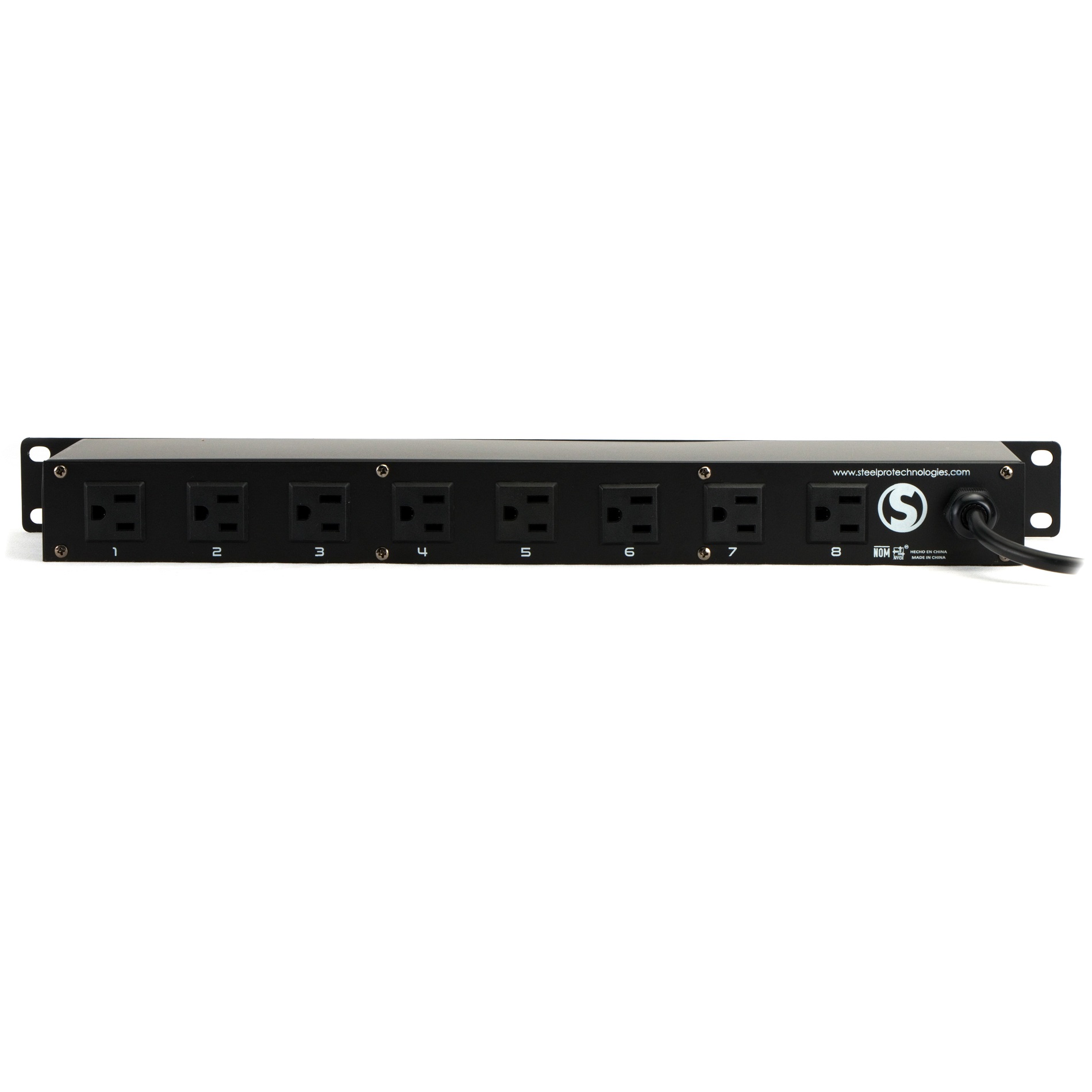 Barra Switchera Para Rack O Uso Lineal 8 Contactos 